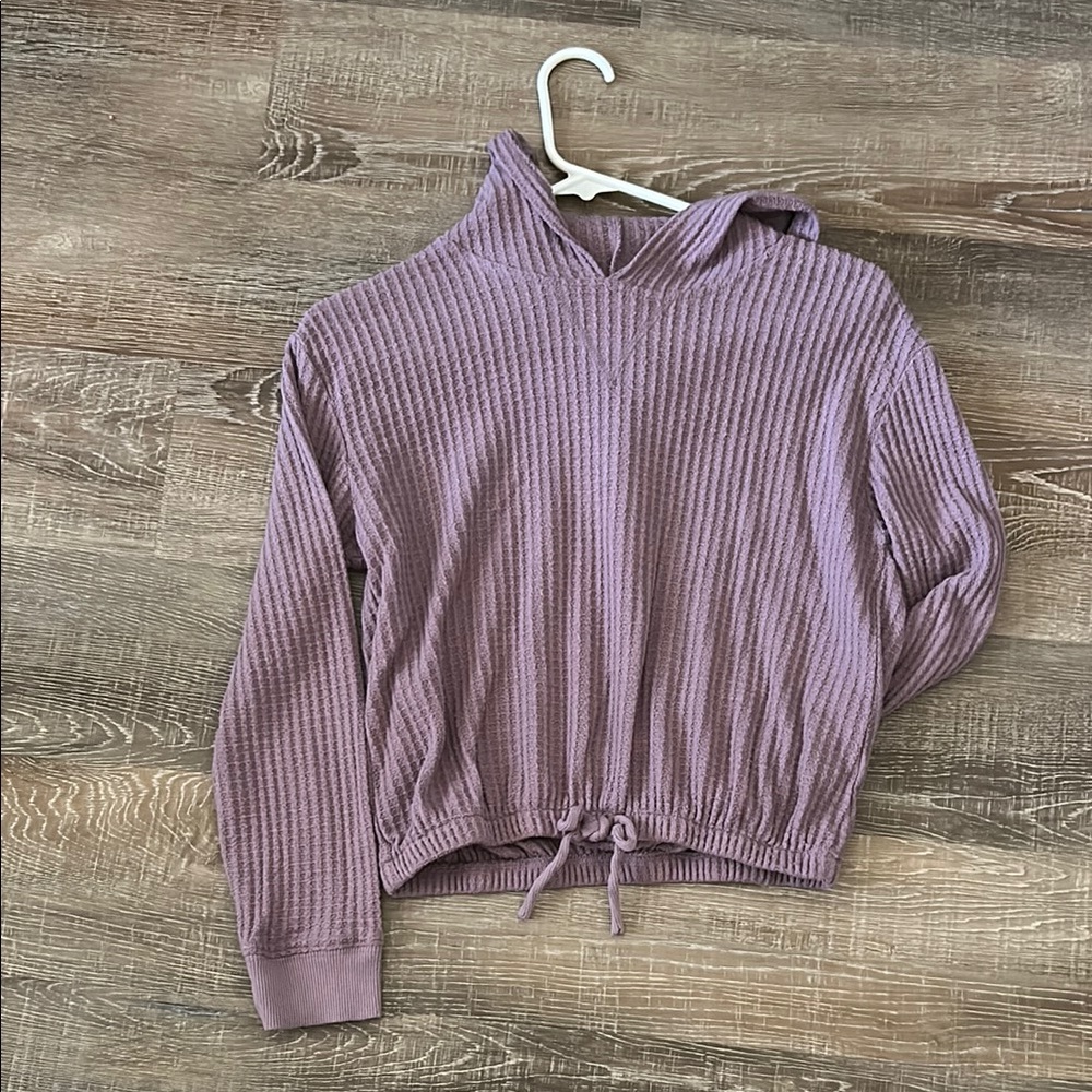 Kids Purple Hooded Top